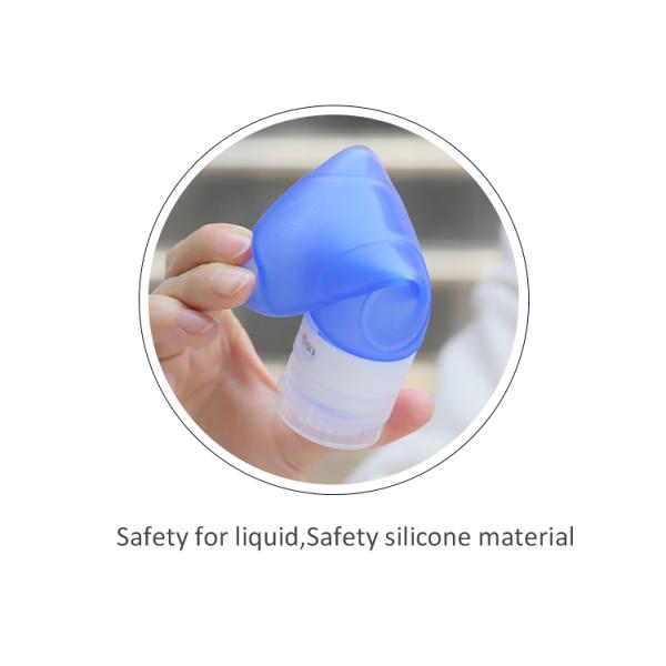 60M Volume Personal Care Industrial Leak Proof Silicone Travel Bottle Set TB02 Kit
