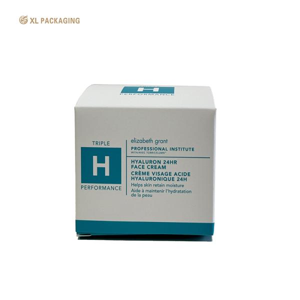 XL Packaging  Printed Cosmetic Foldable Card Box Manufacture Luxury White Card Paper Box Skincare Packaging Custom Logo Eco Friendly for Skincare Cosmetics Packaging