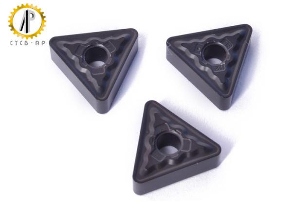 High Accuracy CNC Tungsten Carbide Inserts For Rough Machining Steel TNMG2204