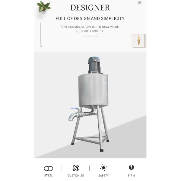 Stainless Steel Juice Beverage Milk Mixer Equipment Food Grade Water and Powder Mixer