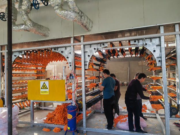 35m PVC Gloves Dipping Machine With Automatic Logo Printing And Stripping System