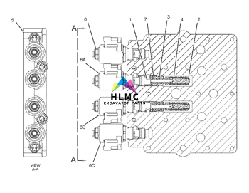 CA1744909 174-4909 1744909 Fuel Shut Off Solenoid Track-Type Tractor D5M D5N D5RLGP D5R2XL D5MXL