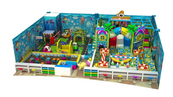 CE Space Themed Indoor Playground , LLDPE Indoor Amusement Park Equipment