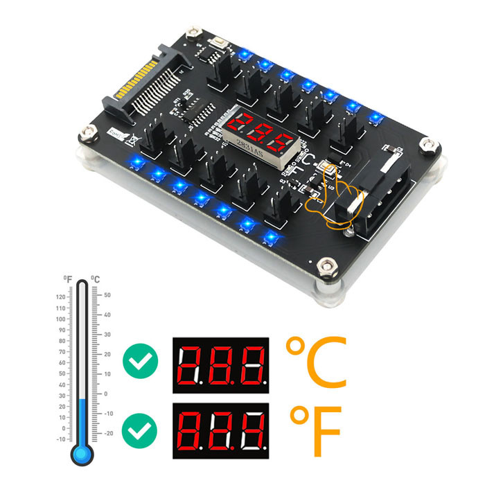 DC 12v 3 4 кабель СИД SATA регулятора 3528 эпицентра деятельности вентилятора Pin PWM красочный внезапный
