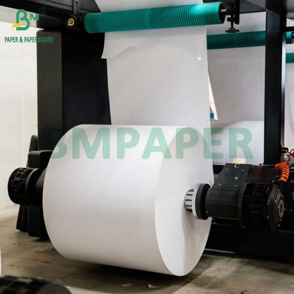 Black Image 55gsm 65gsm 75gsm 80gsm Top Coated Thermal Paper Jumbo Roll Rollo Jumbo de Papel Térmico con Recubrimiento Superior para Imagen Negra 55gsm 65gsm 75gsm 80gsm