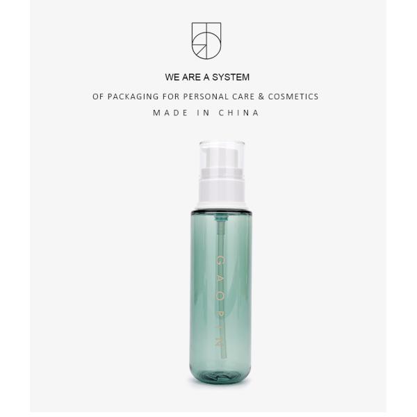 White Plastic Lotion Pump Bottles , 30ml 50ml Cosmetic Dropper Bottles