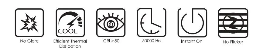 NSF CE UFO LED High Bay Light 200 Вт гладкое тело -противопылевой дизайн Легкая чистка Супермаркет Холодный цепь склад