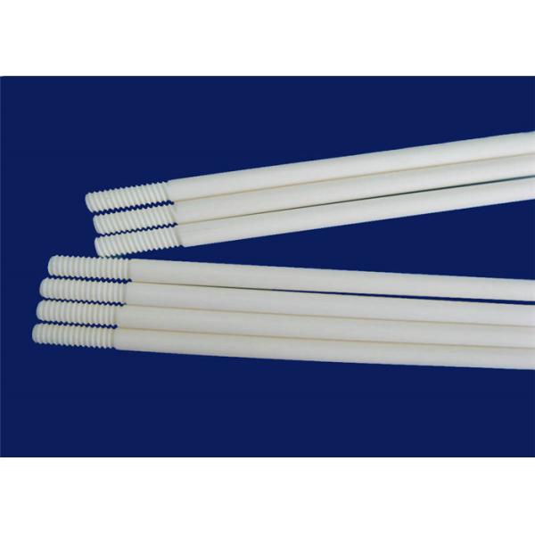 Customized Machining Alumina Ceramic Threaded Rod High Corrosion