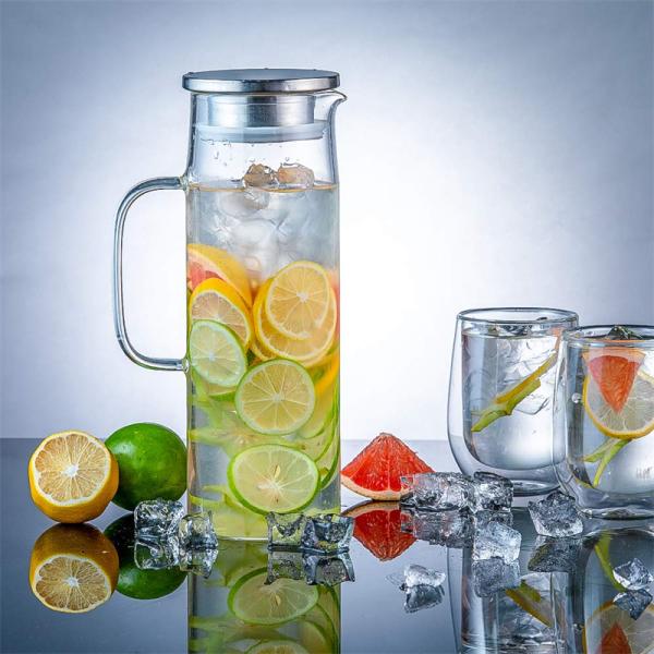 Household Juice Zapper with Thickened High Borosilicate Glass and Stainless Steel Lid