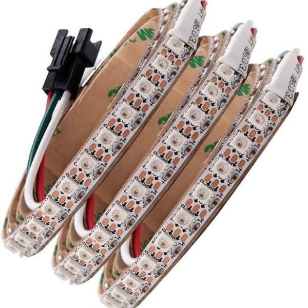 300LEDs 12V Flexible Flat Led Light Strip Ultraviolet SMD5050 16.4 Ft/5m For Indoor Party Body Painting