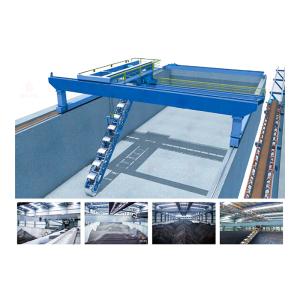 レンガ製造機械 橋型バケツ掘削機&多バケツ回収機 原材料貯蔵用