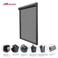 Sillones de pared exterior / persianas motorizadas con apertura ajustable