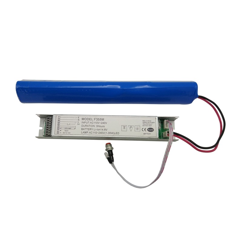 CE Approval Emergency Power Supply 3 Years Warranty 11-20W LED Lights F355M
