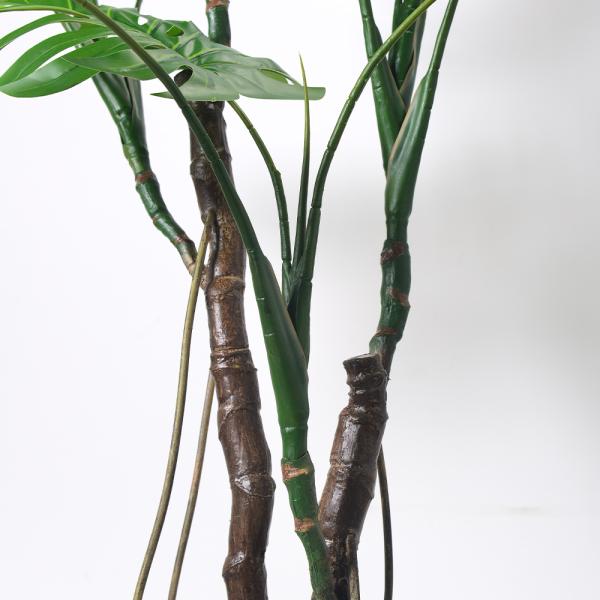 130/160/200/240cm Sizes Realistic PE Foliage artificial monstera plant for Indoor Tropical Decor
