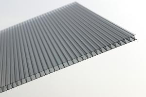 La double toiture de polycarbonate d'espace libre de mur couvre des panneaux