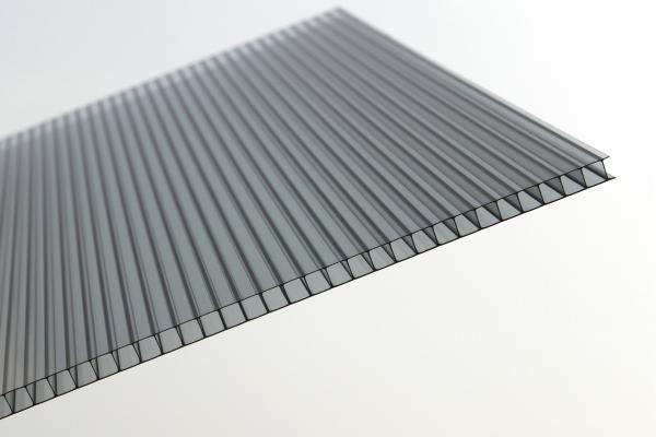 La double toiture de polycarbonate d'espace libre de mur couvre des panneaux pour la serre chaude