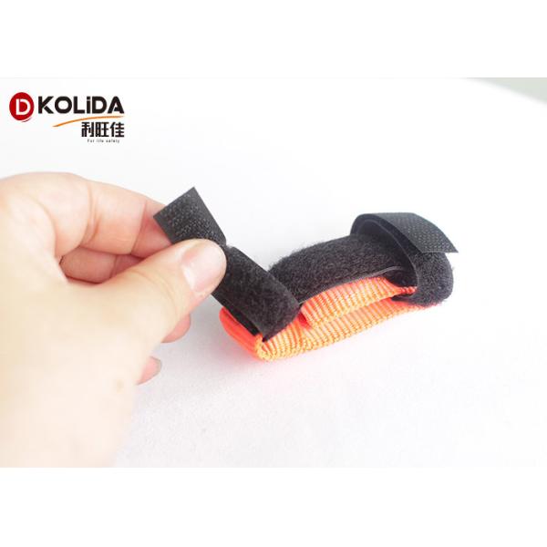 Orange Weather Resistant Dog Collar Safety Light LED Attacher Cover