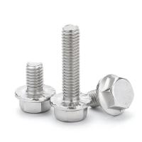 Bolsillo de brida oscurecido de grado industrial DIN6921 con diente completo y cabeza hexagonal