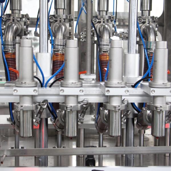 Automatic Glass Jar Heating Filling Machine For Peanut Butter Chocolate Paste