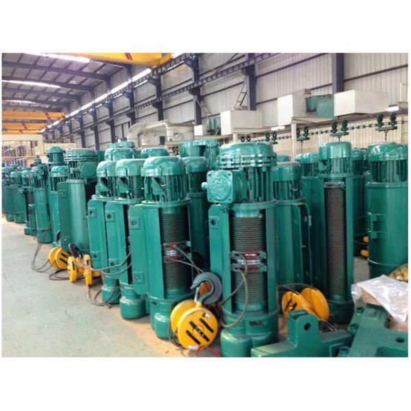 9m Wire Rope Overhead Electric Crane Hoist Remote Controlled 15ton