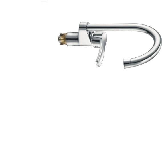 Zinc Alloy Body Hot and Cold Brass Cross Style Mixer Tap for Bathroom in Apartments