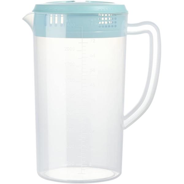 Restaurant Supplies, Kitchen Supplies, Hotel Supplies, Water Carafe With Lid 1.8L Water Jug Plastic Pitcher