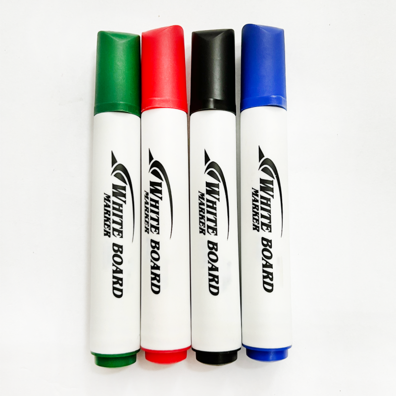 Hot Selling 4PCS Colorful School And Office Easy Erasing Marker Set Bullet Tip Whiteboard Marker