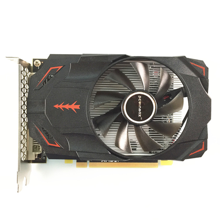 Оптовая Графическая карта RX 550 RX550 4G 128Bit GDDR5 мини-вентилятор