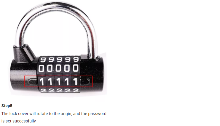 5-digit Code Security Password Zinc Alloy Combination Padlock for Gym Toolbox Cabinet-RARLUX L05 Model Eco-Friendly & Durable
