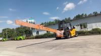 10 toneladas de elevação de vidro motor diesel empilhadeira