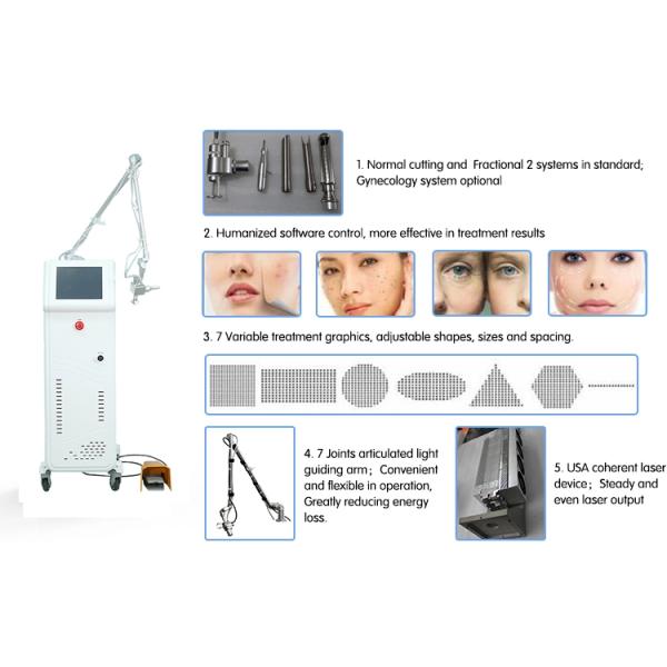 Medical equipment CO2 fractional laser stretch marks device price for aesthetic equipment