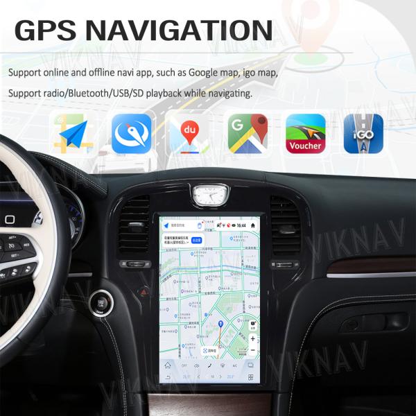 Стерео автомобильный радиоприемник экрана касания для радиотелеграфа 2013-2019 андроида 11 Крайслер 300C