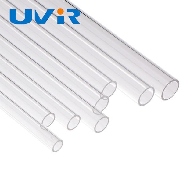 Tube en quartz clair pour lampe chauffante infrarouge, tube unique