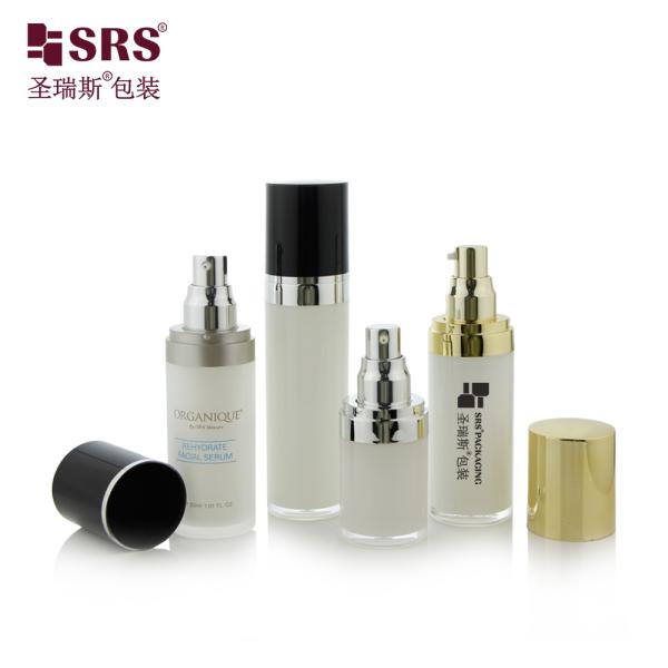 L021 SRS China acrylic empty cosmetic containers manufacturer,plastic packaging for lotion