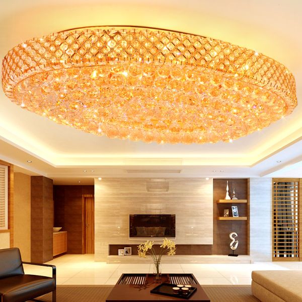 Living Room Dining Room Bedroom Study Modern Simple Light Luxury LED Crystal Ceiling Light