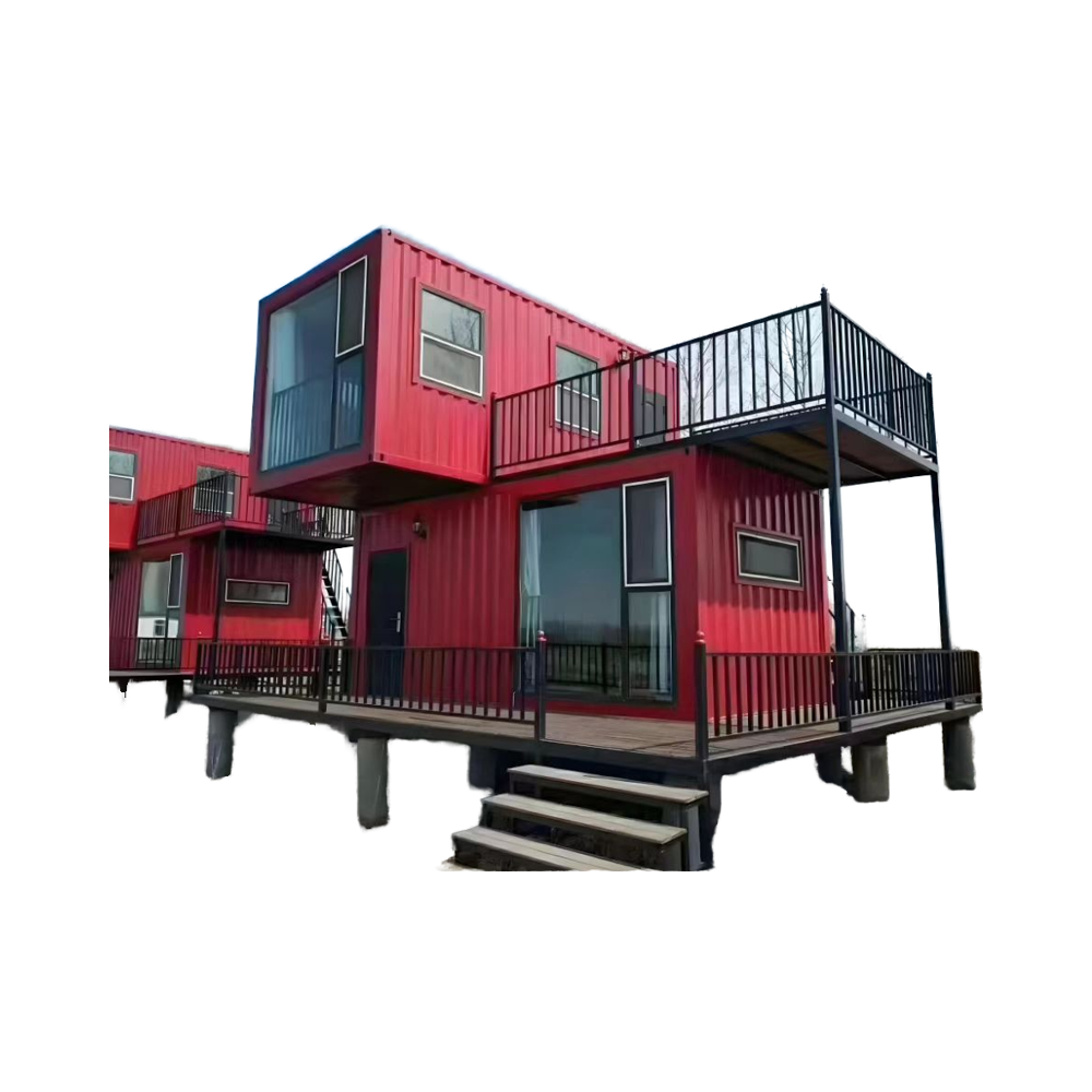 Customized 20FT/40FT Breathable Metal Sandwich Panel Structure Mobile Living Container House for Office Environmental Protection