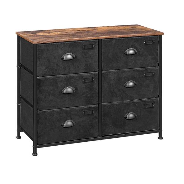 Fabric Drawer Dresser for Sale, Drawer Dresser for Bedroom, Industrial Style Drawer Dresser, Chest of Drawer, ULVT23H