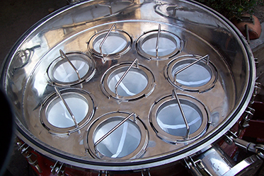 0Filtro de bolsas de presión de acero inoxidable para filtración de precisión en el tratamiento del agua