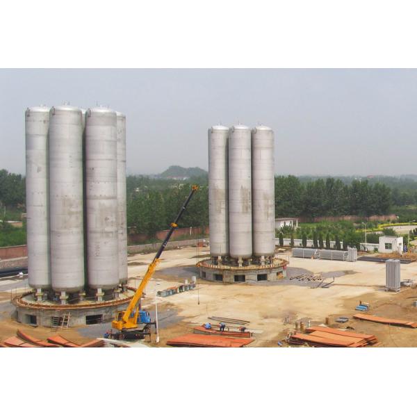 Metal LNG / LCO2 Composite ISO Tank Container Cryogenic Liquid Storage 300M3-3000M3
