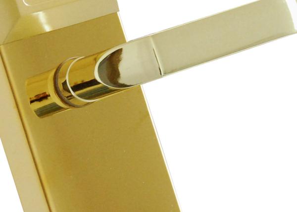 Electronic Card Hotel Door Lock , Electronic Door Latches With PVD Finishing
