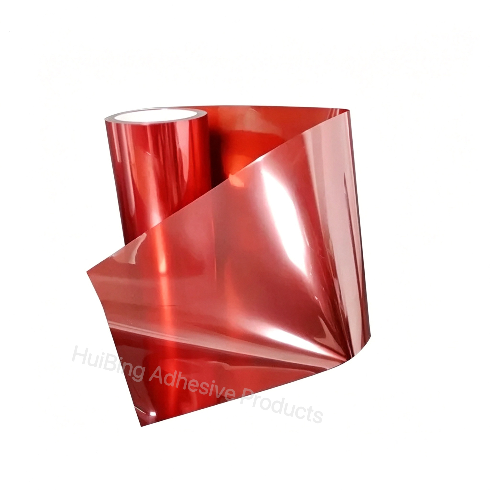 Red Protector Film 100 Micron Touch Screen Single Side Silicone Coated Heat Resistant