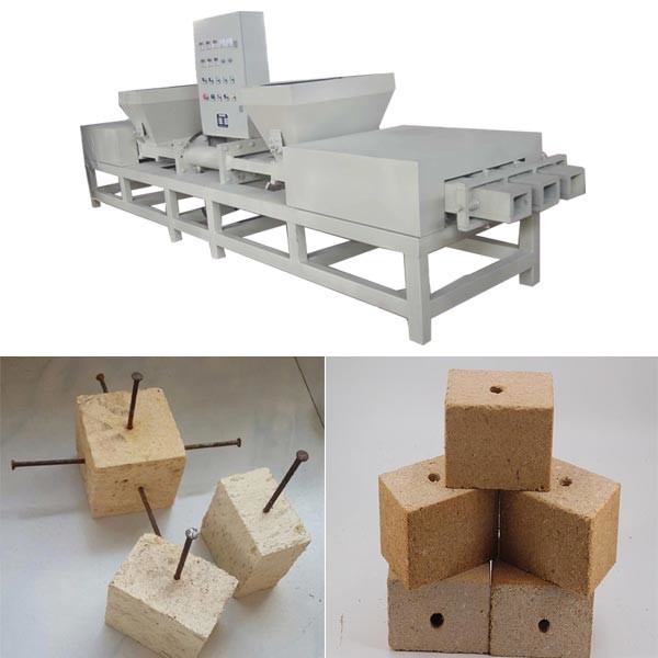 France Sawdust Wood Block Press Machine For Euro Pallet