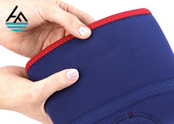 Weightlifting 7mm Neoprene Knee Sleeves , Powerlifting Knee Support For Squats