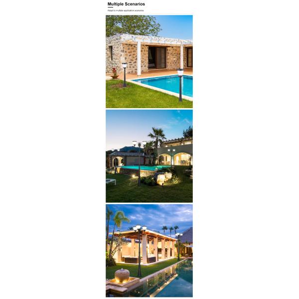 Конус Mono открытого сада панели солнечных батарей солнечный светлый интегрированный для подъездной дороги дорожки