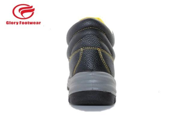 Embossed Action Leather Upper Low Top Steel Toe Shoes With Pu Outsole S1P Standard