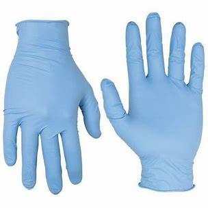 Medical Hospital Disposable Nitrile Biodegradable Gloves 5 Mil Powder Free