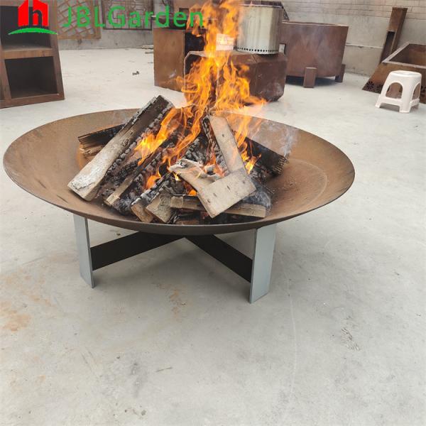 Weathering Proof  Backyard BBQ Fire Pit Outdoor Steel Campfire  2mm 3mm
