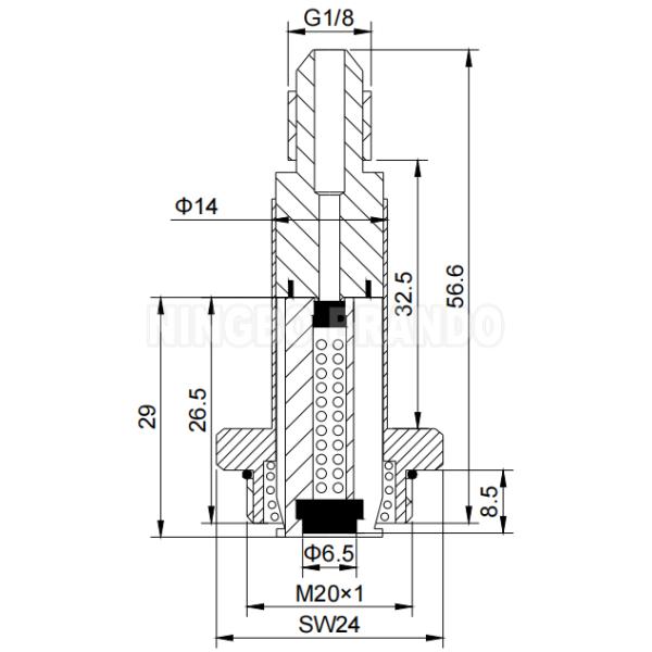 Паркер Тип 3 Way Solenoid клапан арматура для espresso кофемашины