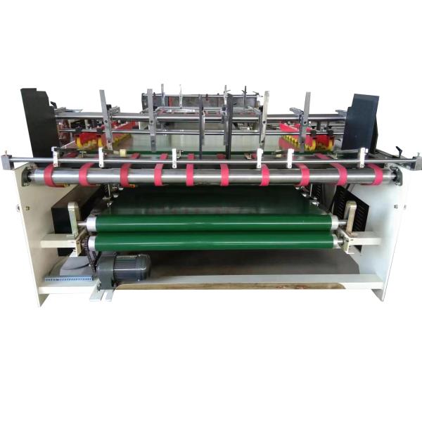 машина Gluer коробки Semi автоматической машины Gluer папки 3.2kw рифленая