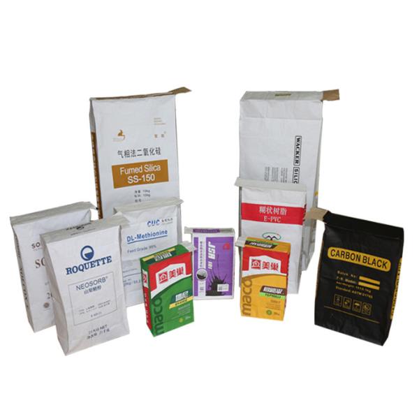 25 kilogramos 50 kilogramos de embalaje industrial del mortero de las bolsas de papel secas de Multiwall Kraft usando bolsa de papel